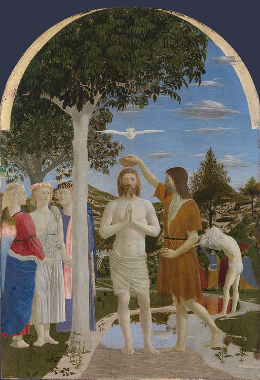 Piero della Francesca The Baptism of Christ (mk08)